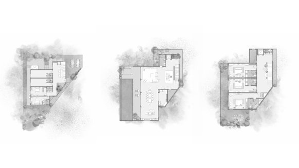 Villa floor plan, 7 bedrooms in Sea Cloud View No. 11007 (2D)